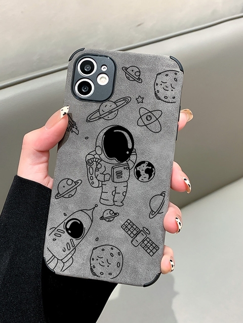 Case astronauta (cinza) iPhone XR