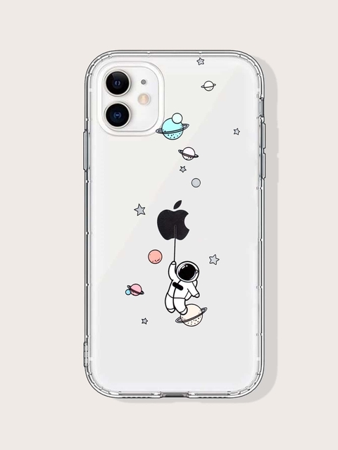 Case transparente astronauta iPhone XR
