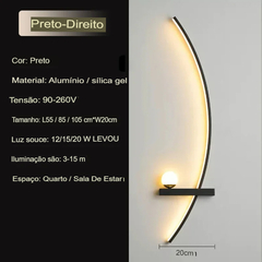 Arandela Arco Lux - Adalumi | Inspiração para o seu lar