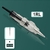 kit's de 50 Agulhas easy click de 1 ponta Clique Fácil Universal. 0.18/0.2/0.25/0.3/0.35/0.4MM 1RL 600D-G Cartucho Agulhas para Micro pigmentação Labial / Sobrancelha e Tatuagem dermografo universal agulha asp. - comprar online