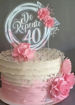 Cake topper " De repente" - Tres Deseos Deco Mdp