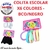 COLITA ESCOLAR X6 COLORES - BCO/NEGRO