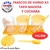 FRASCOS DE VIDRIO X3 TAPA MADERA Y CUCHARA