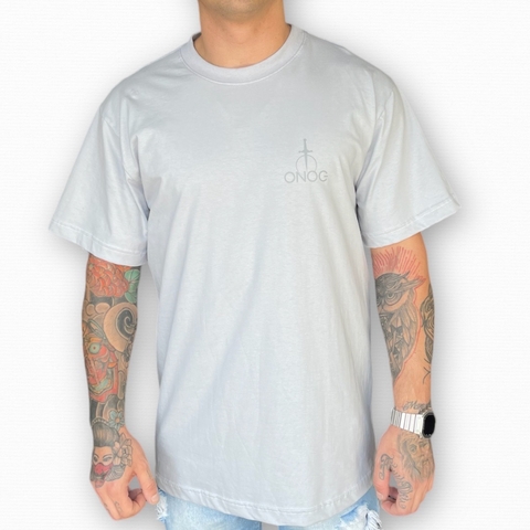 Camiseta Clean Grey Oversized Masculina