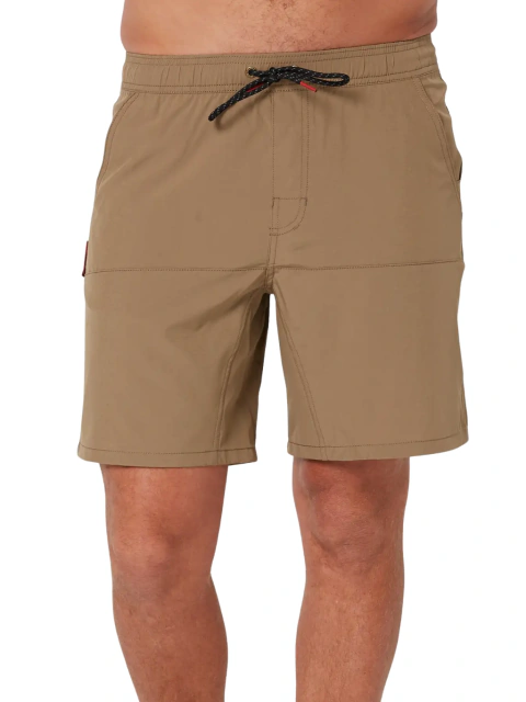 ALL DAY SHORTS DEEP TAUPE | FOLLOW
