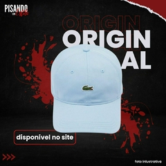 Boné Lacoste Azul Bebê Mini Croc Original Azul Bebe