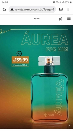 ÁUREA FOR HIM FRAGRÂNCIA MASCULINA - Anny Web