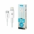 Cabo USB Tipo C para iPhone Lightning Kimaster 1 Metro Flexível Quick Charge 3.0A/18W Branco - CB812 - Coolcase | Capinhas de Celular e Acessórios de Qualidade