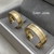 Par de alianças em ouro 18k REF 001 - comprar online