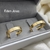 Par de alianças em ouro 18k REF 017 na internet