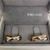 Par de alianças em ouro branco e ouro rose 18k REF 100