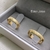 Par de aliança em ouro 18k REF 076 na internet