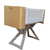 Cosleeper Berço Portátil KIDS LC MESA PLATINA (NO ESTADO) - CoSleeper | Berço Co Sleeper Comprar | Comprar Berço Portátil