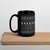 Taza negra brillante