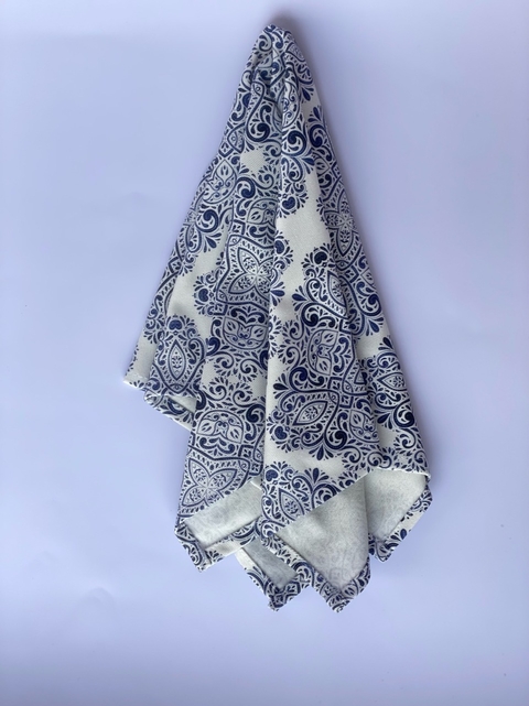Servilleta arabesco azul