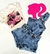 Macação Jeans Infantil