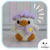 Patito amigurumi tejido con lana chelin