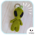 Llavero Alien Amigurumi