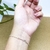 Pulseira Chapinha Personalizada - Prata 925 - Marina Prataria