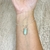 Pulseira Pedra Natural Ponta Amazonita - Prata 925 - loja online