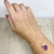 Pulseira Pedra Natural Bruta Ametista - Prata 925