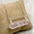 Pulseira Pedra Natural Horizontal Quartzo Rosa - Prata 925 - comprar online