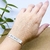 Pulseira Chapinha Personalizada - Prata 925 - comprar online