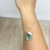 Imagem do Pulseira Pedra Natural Bruta Esmeralda - Prata 925