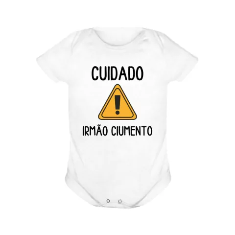 Body Bebê Cuidado Irmão Ciumento