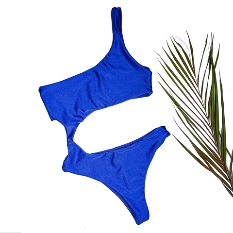 MAIÔ CAROL TRILOBAL AZUL ROYAL - comprar online