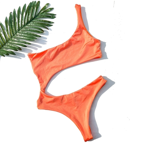 MAIÔ CAROL TRILOBAL LARANJA - comprar online