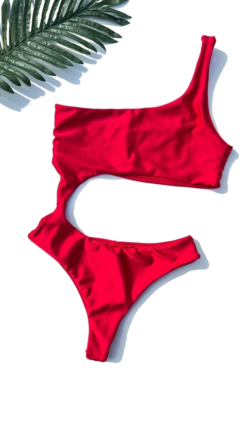 MAIÔ CAROL TRILOBAL VERMELHO - comprar online