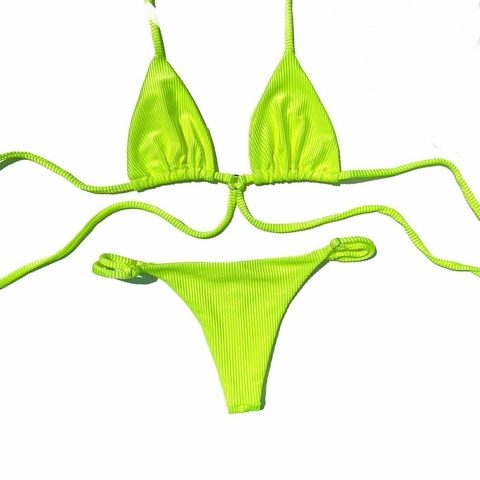 BIQUÍNI AMARRAÇÕES AMARELO NEON - comprar online