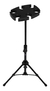Suporte Pedestal Descanso 6 Microfones Visão Dem-02 Preto