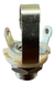 Imagem do Input Jack Switchcraft Mono P10 Para Guitarra Baixo Prata