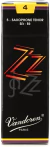 Palheta Sax Tenor N 4 Vandoren ZZ Jazz SR424 Cx 5 Unidades