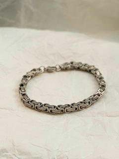Pulsera tipo punto peruano cuadrada acero en internet