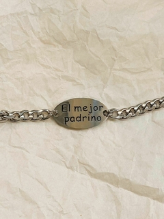 Pulsera padrino acero - comprar online