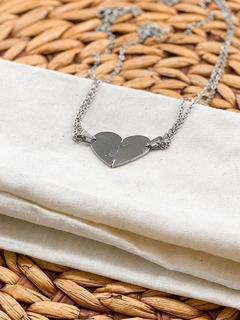 Dije Corazon Acero❤️ para compartir con cadenas - comprar online