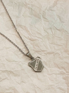 Dije escudo de All Boys con cadena acero - comprar online