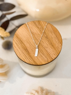 Dije chapita VIDA plata 925 y cadena acero blanco - comprar online