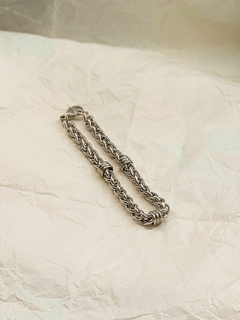 Pulsera con apliques acero - comprar online