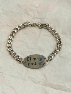 Pulsera padrino acero