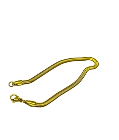 PULSERA ACERO DORADO CHATA colita DE RATÓN CHATA en internet