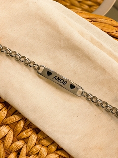 PULSERA ACERO AMOR