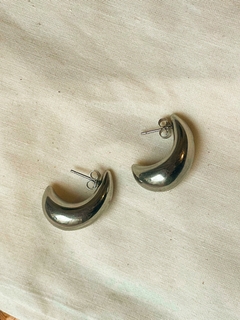 Aros gotas alargados acero quirúrgico TENDENCIA - comprar online