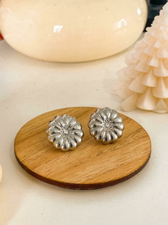 AROS FLORES ACERO QUIRÚRGICO Y CRISTAL