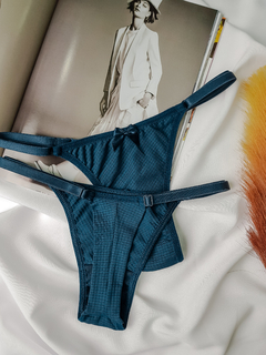 calcinha tanga fio duplo Micro lycra na internet