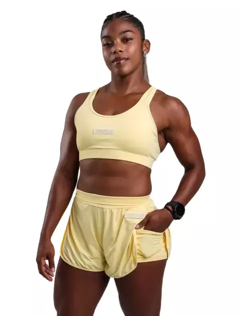 SHORTS RUNNING AMARELO - comprar online
