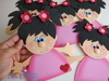 2 Apliques Menina em E.V.A - comprar online